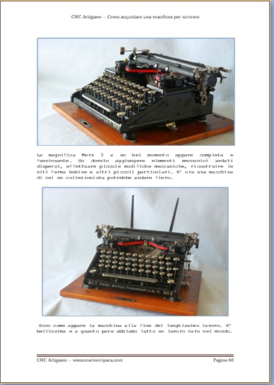 marinoripara. restauro macchine per scrivere Olivetti