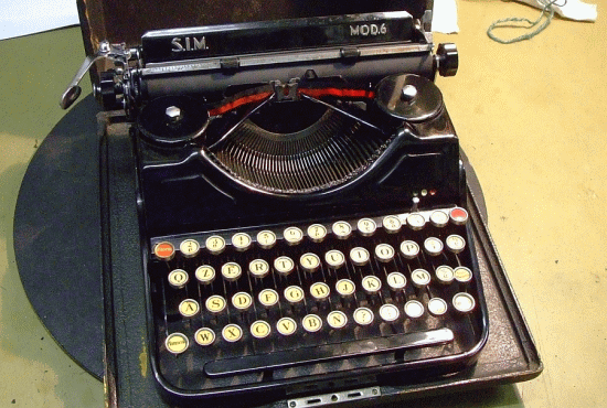 CMC Artigiano SIM typewriter Milano 3397458418