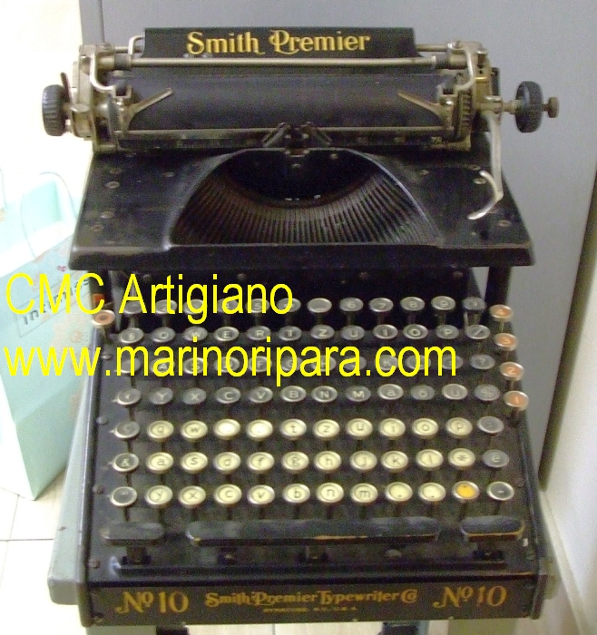 Smith Premier 10 typewriter CMC Artigiano restoring www.marinoripara.com