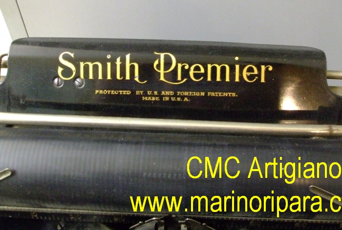 CMC Artigiano restoring a Smith Premier 10 typewriter www.marinoripara.com